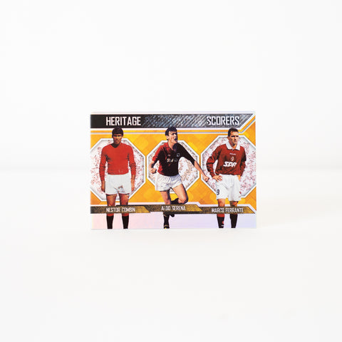 44 - Scorers: Combin, Ferrante, Serena Heritage